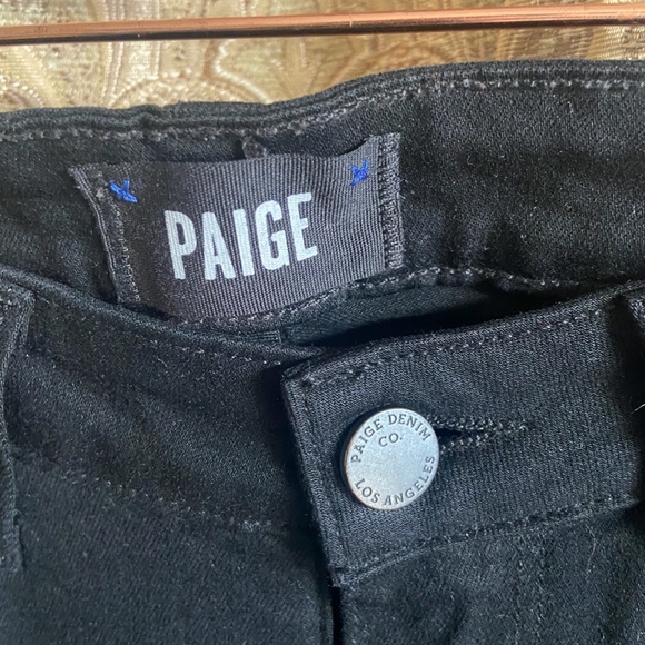 PAIGE Denim - Paige Leggy Ultra Skinny- Black